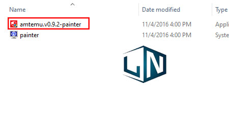 Chạy phần mềm amterm.v0.9.2 - painter