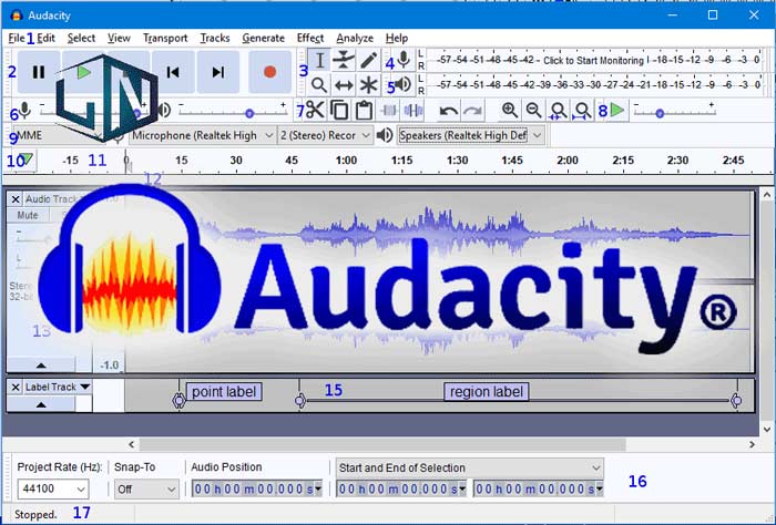Phần mềm Audacity