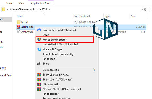 Chạy file Autorun bằng quyền admin Chạy file Autorun bằng quyền admin