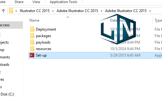 Chạy file setup bằng quyền admin Chạy file setup bằng quyền admin