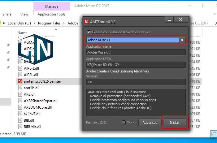 Chọn như hình và nhấn Install Chọn như hình và nhấn Install